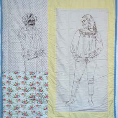 De las Manos de mi Abuela (side 2) 2022, quilt